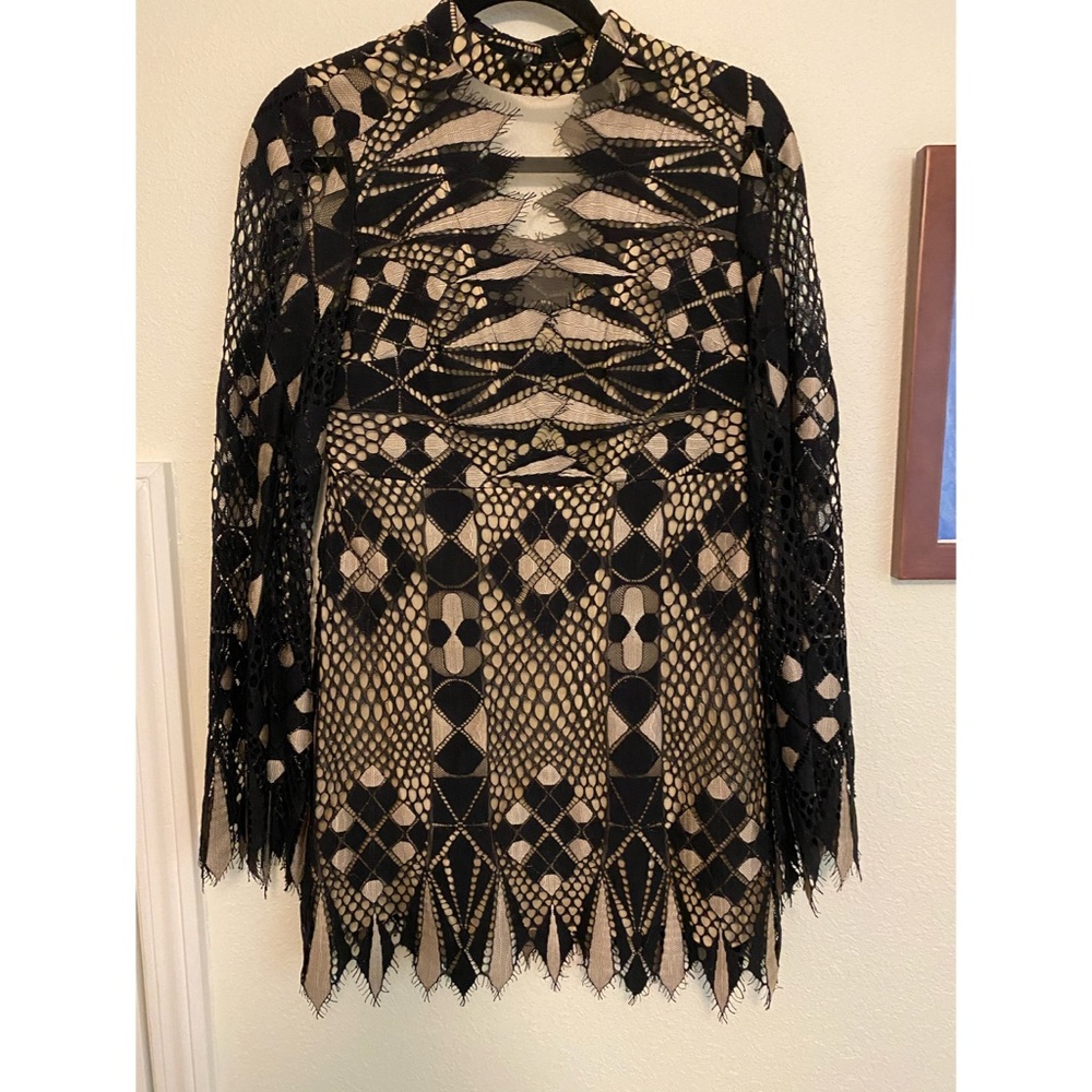 Free people long sleeve dress sz 4!